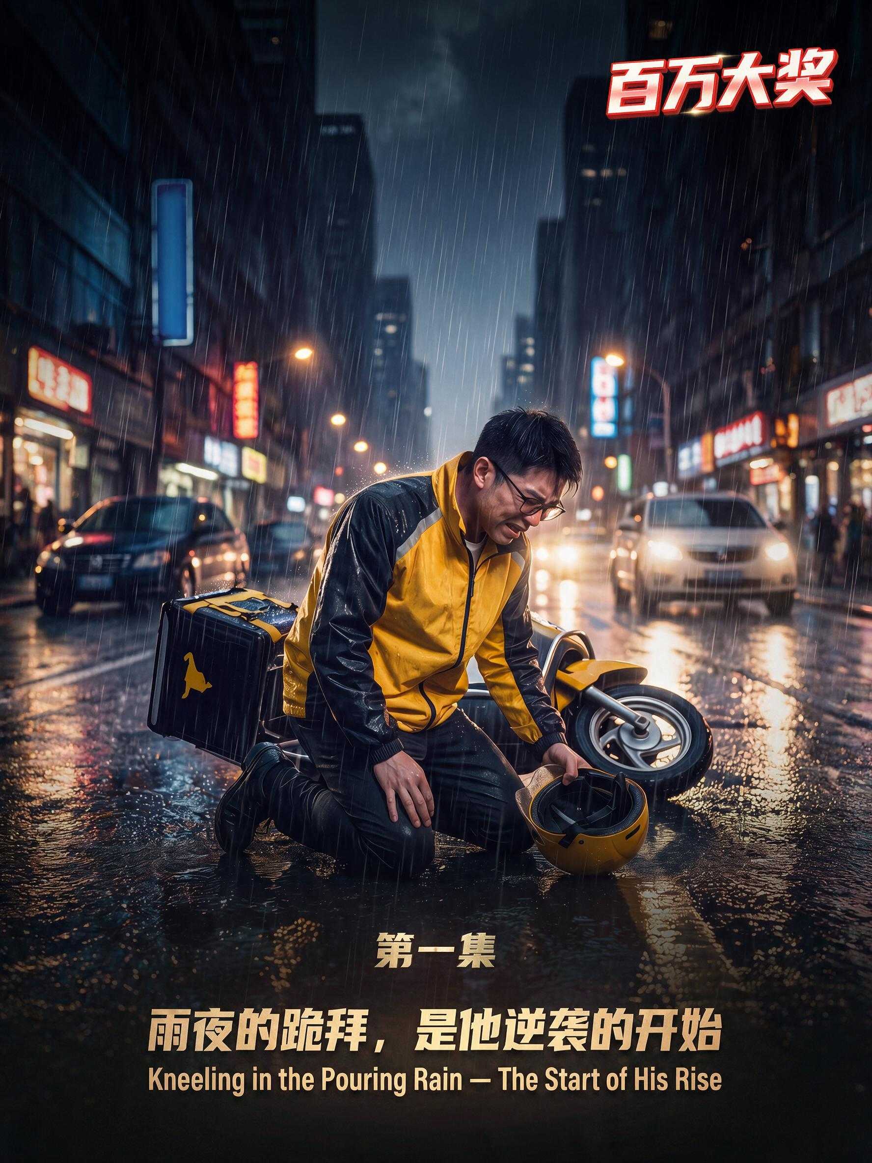 都市逆袭题材海报