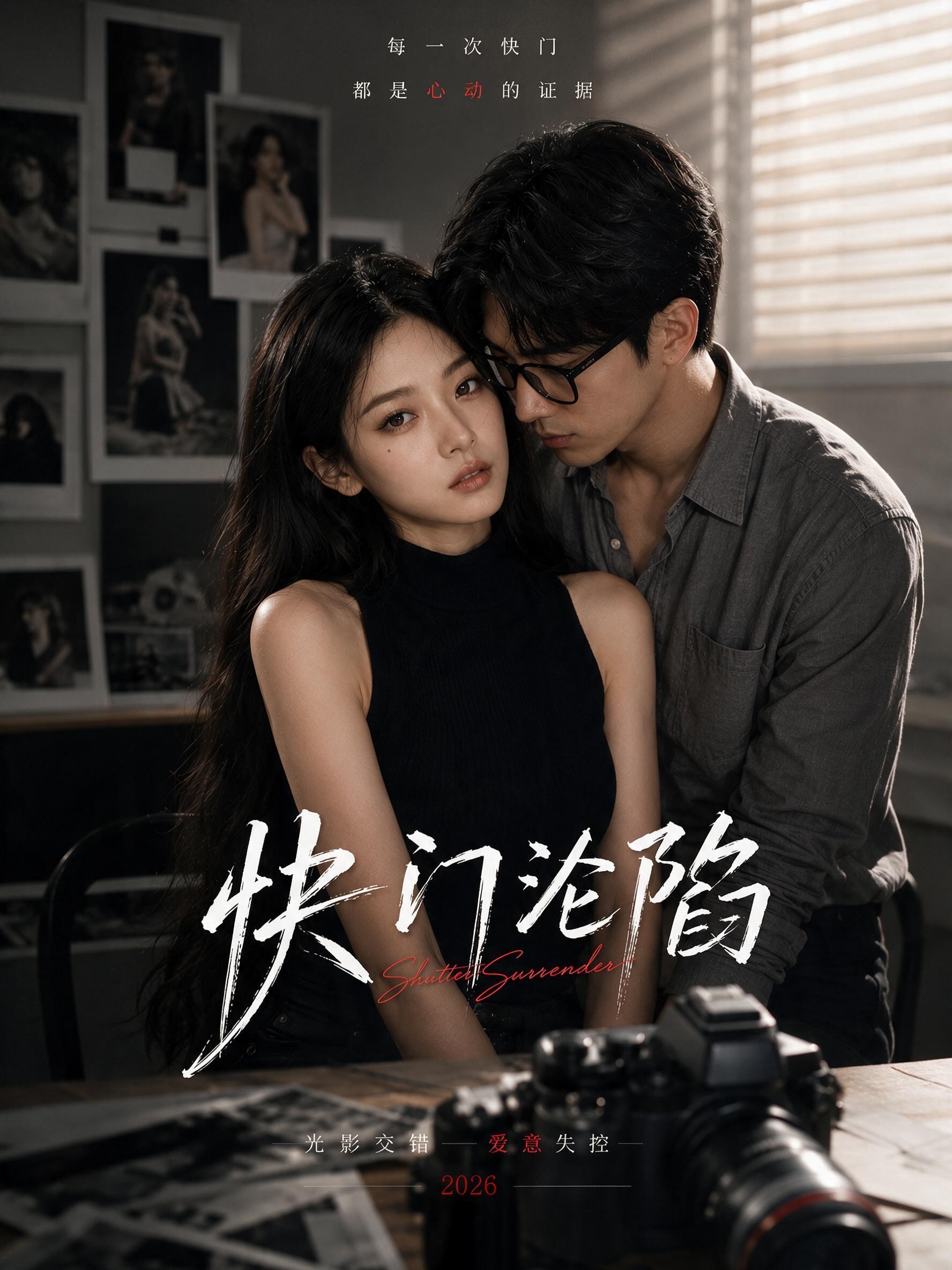 光影爱情题材海报